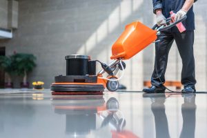 Commercial floor cleaning services